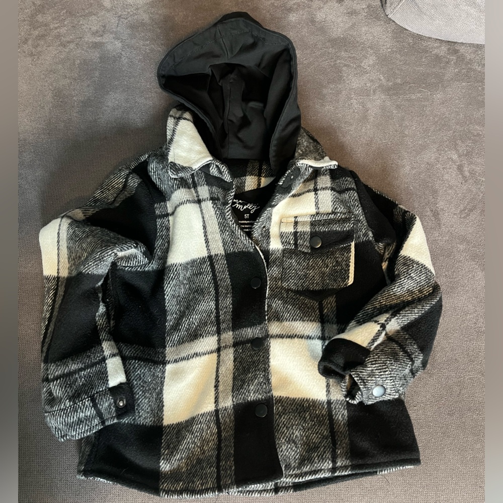 Made By Molly Hooded Flannel 5T